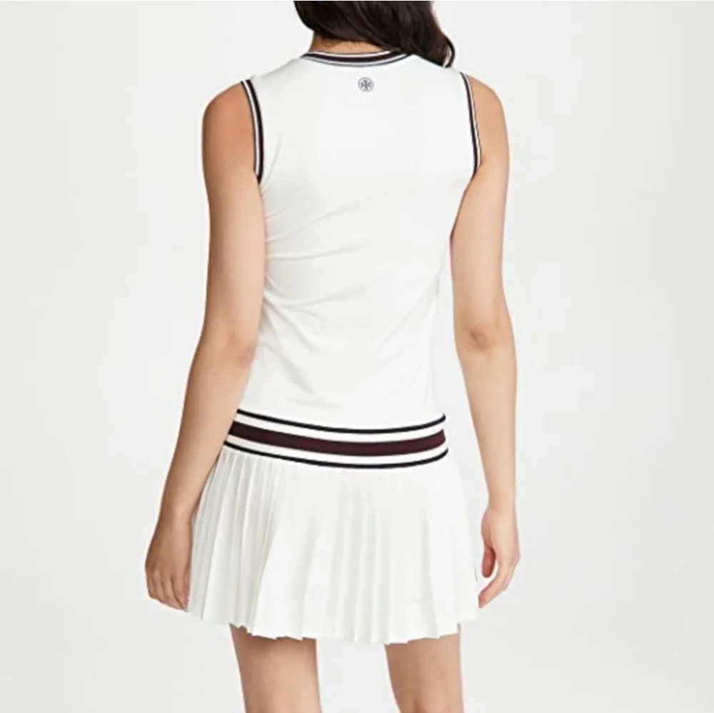 Tory Sport White Sleeveless Dress - Picture 2 of 12
